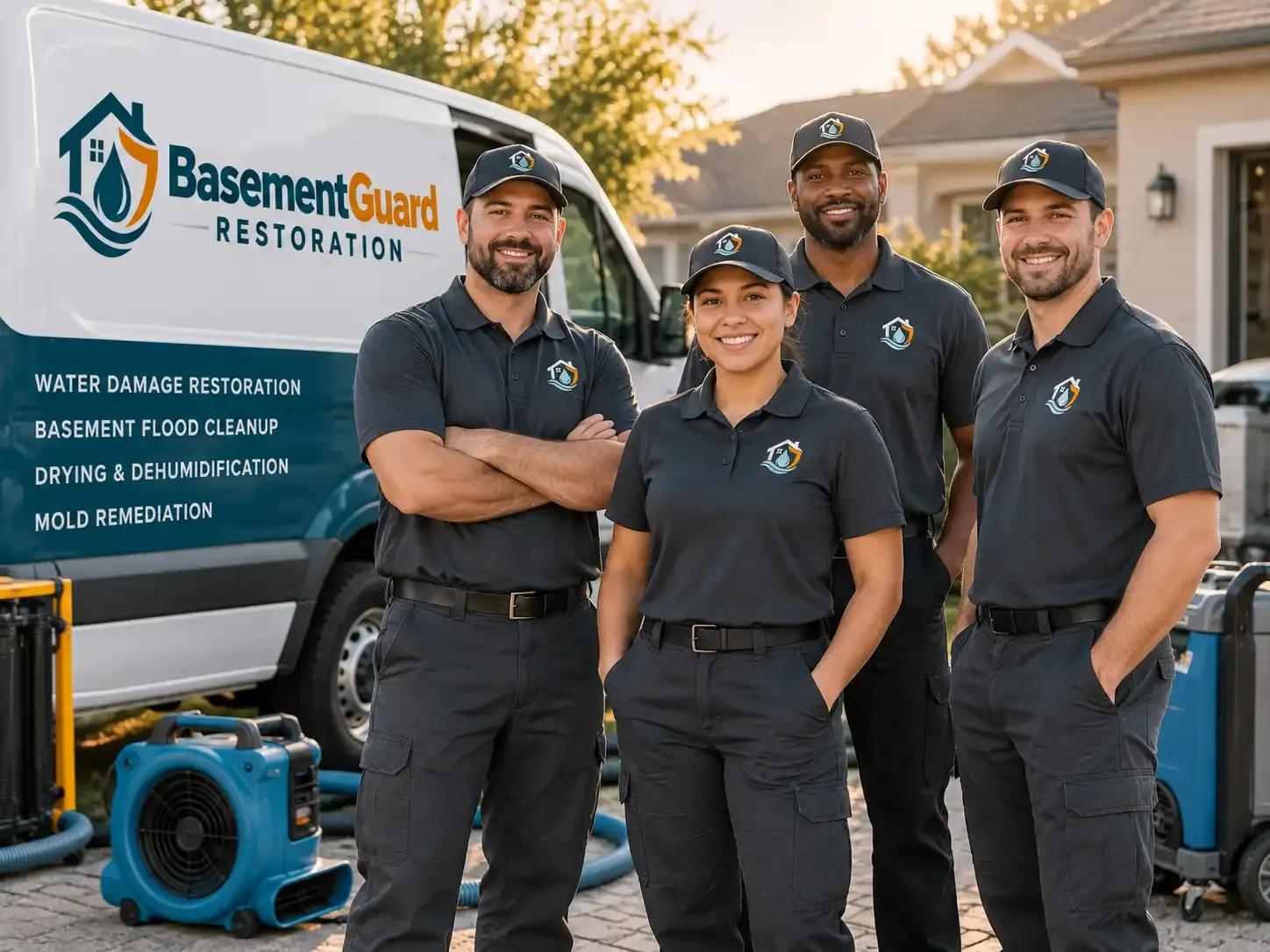 Basement Water Damage Restoration company in Pompeii, MI